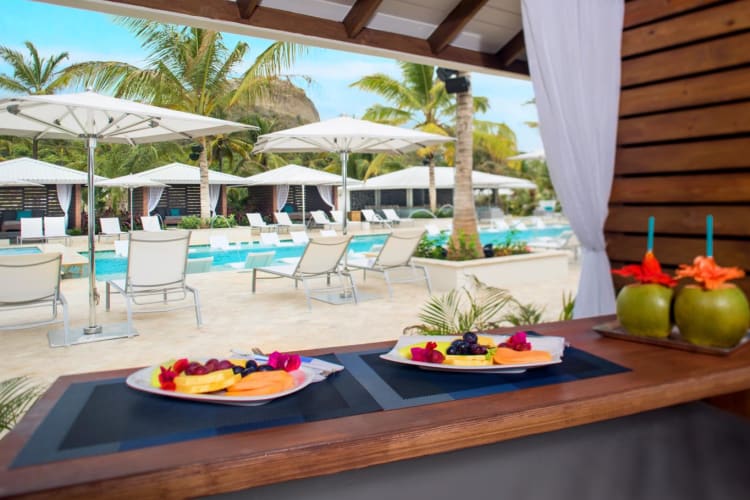 Serenity Cabana fruit plates